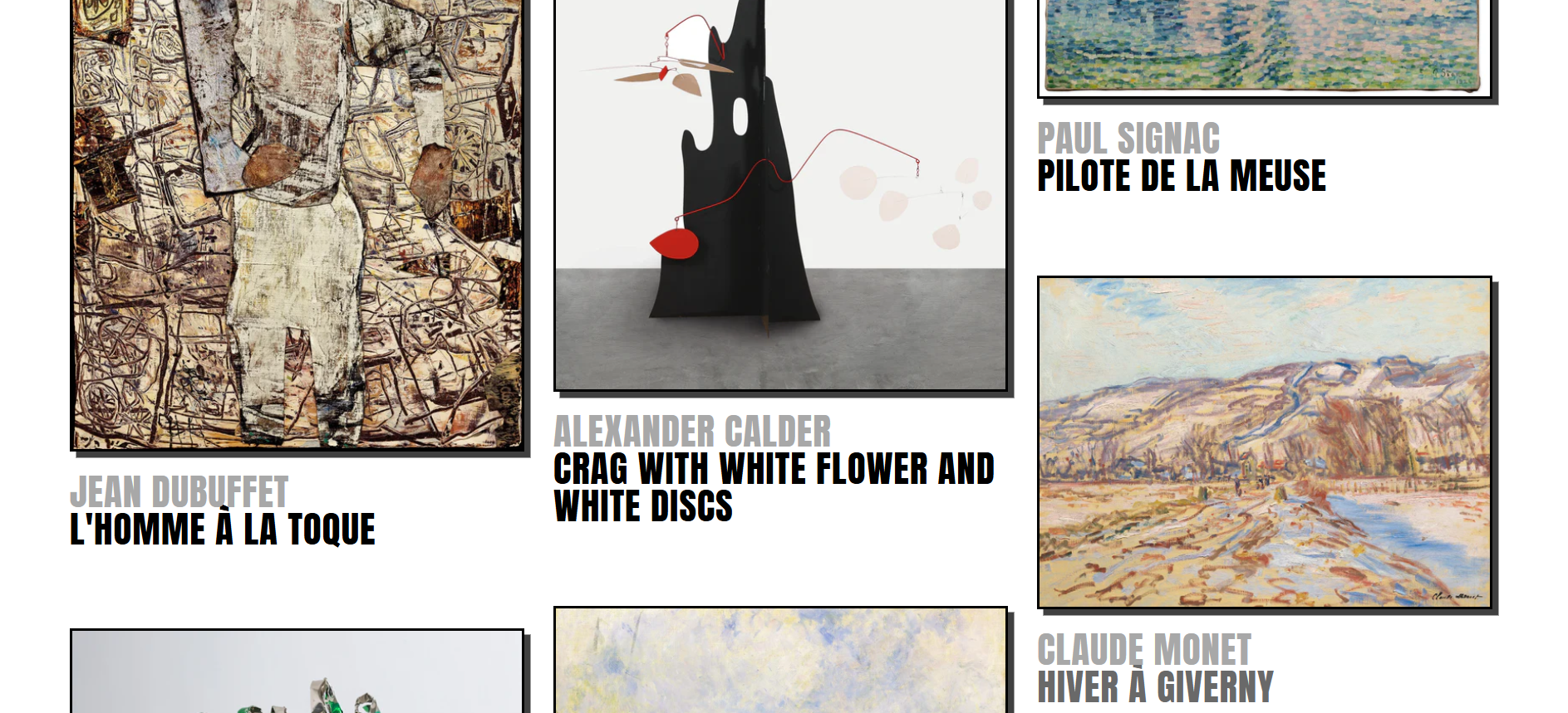 Screenshot of the BlackBook Presents Shop website homepage, featuring a modern design and navigation menu.